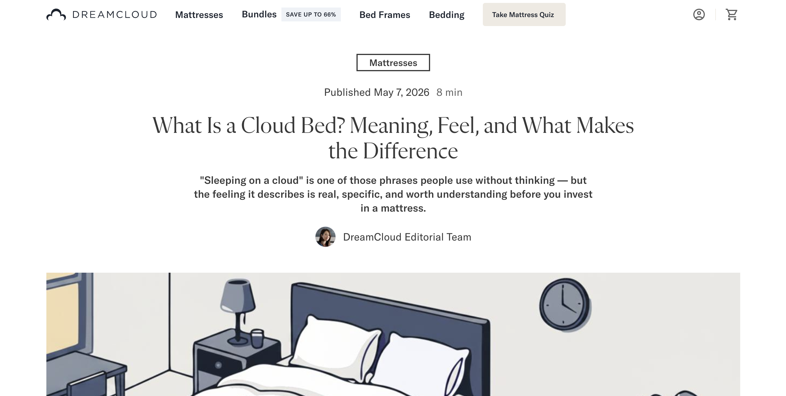 DreamCloud: What Is a Cloud Bed?